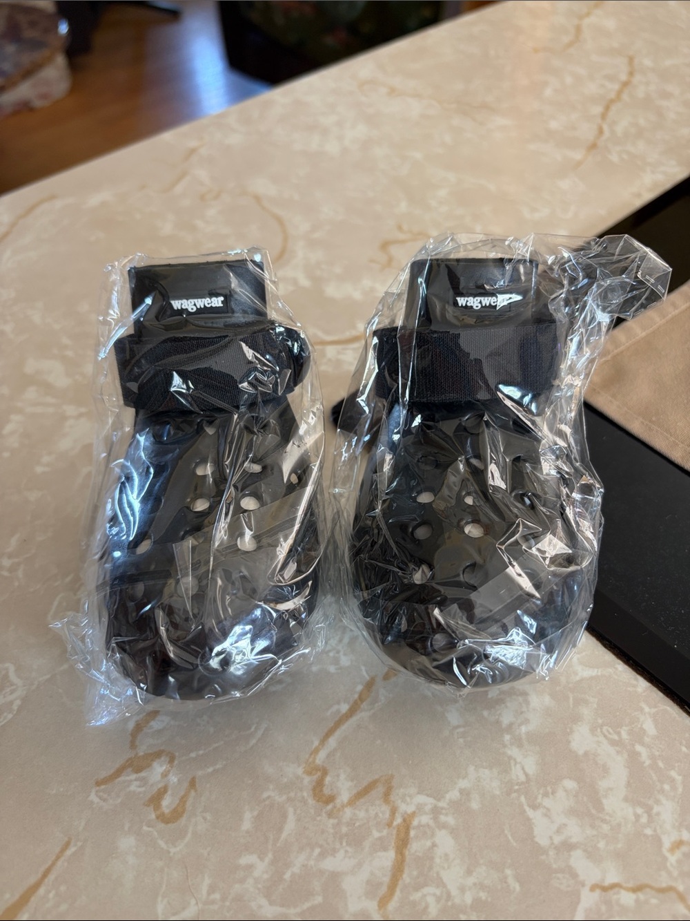 Black Wagwear Dog Shoes